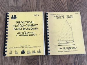 Lot 2 Jay Benford Practical Ferro-Cement Boatbuilding Cruising Sail Power 1970 - Picture 1 of 24