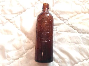 Antike The Duffy Malt Whiskey Company Bernstein Flasche 1886 - Bild 1 von 3