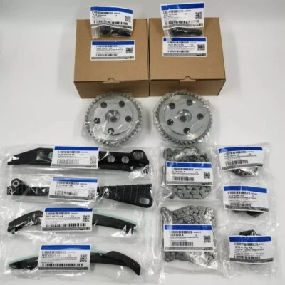 13PIECES 2000-2010 TIMING CHAIN KIT For FD F-250-550 5.4L V8 24V XL3Z-6306-AA - Image 1 of 4