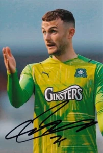 Autógrafo de fútbol americano Callum Burton firmada a mano por Plymouth Argyle 6x4 3 - Imagen 1 de 1