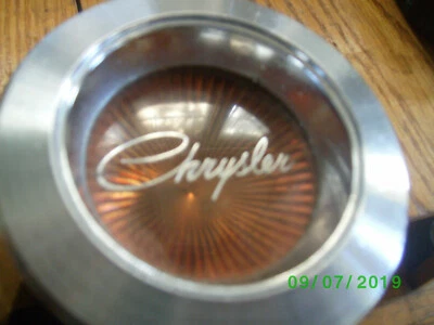 Volante Chrysler 1965-66 cromo botón central NewYorker Newport 300 Foto 1 de 4