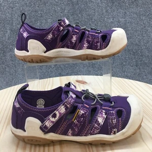 Keen Sandals Youth 5 Womens 6.5 Closed Toe Fisherman Comfort Purple Hook & Loop - Picture 1 of 18