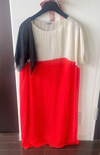 Abito Bottega Veneta Seta Chiffon Elegante Splendido IT44