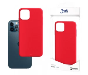 Matt Strawberry Red Silicone Case For Apple iPhone 12 and 12 Pro - Picture 1 of 2