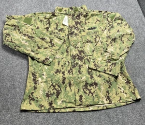 US Navy Damen Arbeitsuniformjacke grün Camouflage Größe L - Bild 1 von 16