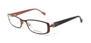 Authentic LILLY PULITZER Women's Eyeglasses Krissa BR Brown Bronze Metal 49mm - Picture 1 of 3