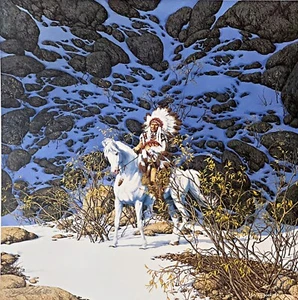 Bev Doolittle Eagle Heart S/N Art Print in Folder with Certificate - Picture 1 of 2