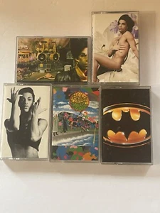 PRINCE - COLLECTION OF PRINCE CASSETTE TAPES - LOT OF 5 - Picture 1 of 2