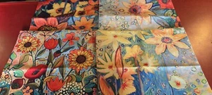 Floral Pillow Covers Set Of 4 - Picture 1 of 10