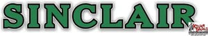 (SINC-STA-11G) 12"X 1.6" GREEN SINCLAIR MOTOR OIL GASOLINE GAS DECAL STICKER - Picture 1 of 1