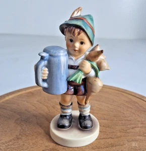 Hummel Goebel For Father Figurine 87 Boy Beer Stein Western Germany Vintage Day - Picture 1 of 6