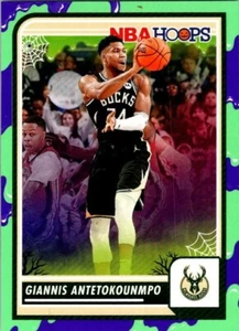 23-24 Haunted NBA Hoops #23 Giannis Antetokounmpo Slime Parallel Bucks - Picture 1 of 2
