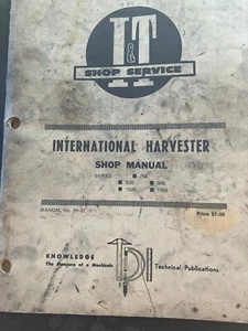 IH 766-1066 IT Manual Used Good Condition - Picture 1 of 2