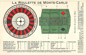 CPA MONACO MONTE CARLO LA ROULETTE DE MONTE CARLO MONACO - Picture 1 of 1
