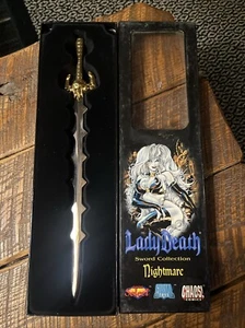 LADY DEATH SWORD COLLECTION: "NIGHTMARE" SWORD REPLICA DIAMOND SELECT / DST RARE - Picture 1 of 5