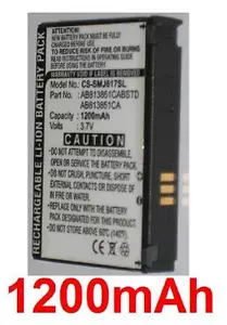 BATTERIE 1200mAh Type AB813851CA AB813851CABSTD pour Samsung SPH-M510 SPH-M610 - Photo 1 sur 1