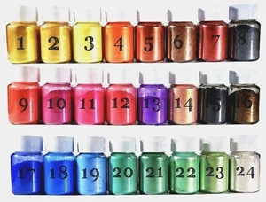Glimmer Mineralpulver Effektpigment Epoxidharz Farbstoff Perlglanz Pigment - Bild 1 von 6