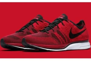 Nike Flyknit Trainer AH8396 601 Laufschuhe rot schwarz Größe 7 Herren/8,5 Damen - Bild 1 von 9