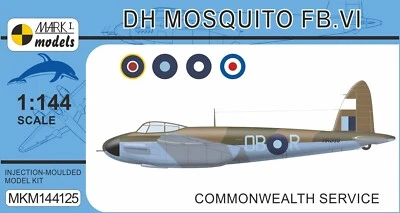 1/144 WW2 Fighter: de Havilland Mosquito FB.VI  [RAF/RAAF] #MKM144125 : MARK1 - Image 1 of 4