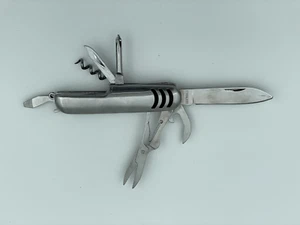 Knife Multi-Tool /Сamping /Hiking/  Portable / Fold-able / Small/ 7 in 1 - Foto 1 di 12