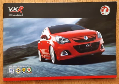 VAUXHALL VXR car sales brochure from UK, 2012. VXR8 GTS, Insignia, Astra, Corsa - Image 1 of 4