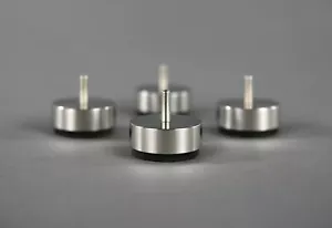 4 x pieds pieds pieds pieds pieds pieds d'appareil pieds de platine vinyle M6 platine de sport en acier inoxydable. - Photo 1 sur 9