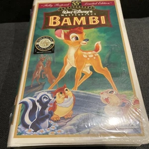 Bambi: 55th Anniversary Walt Disney's Masterpiece (VHS, Limited Edition) New! - Bild 1 von 9