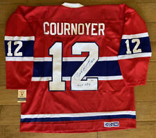 Yvan Cournoyer SIGNED Montreal Canadiens Vintage Jersey NWT PSA/DNA AUTOGRAPHED