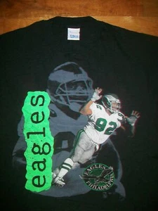 vintage Philadelphia Eagles Reggie White t shirt M football green bay packers - Picture 1 of 5