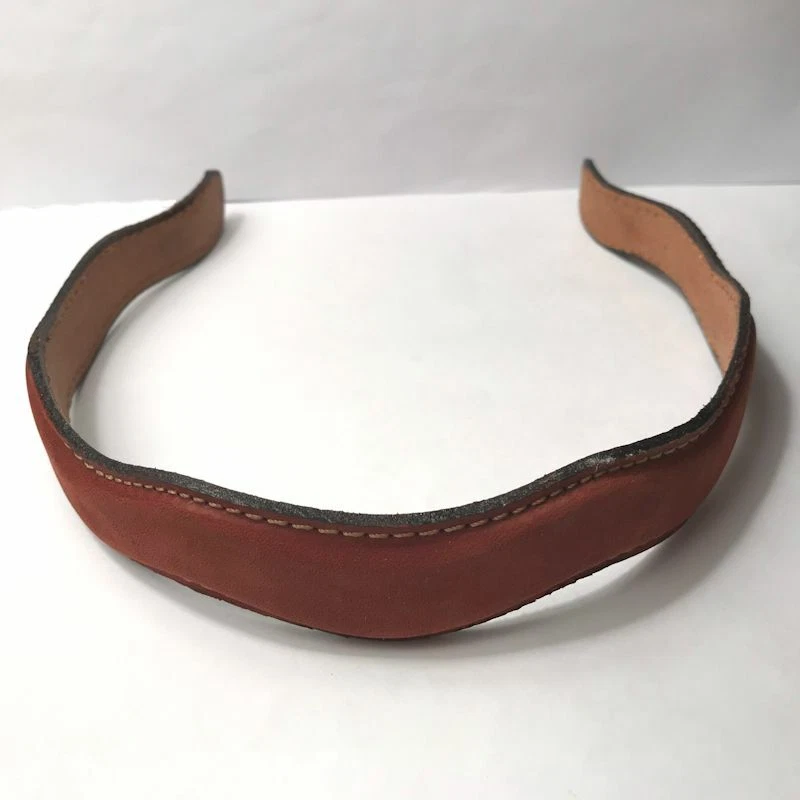 Diadema Gruesa Cuero Italiano Genuino Vintage Limido Colores Cálidos Hecha en Italia Foto 1 de 1