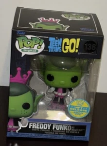 Funko POP! Digital Teen Titans Go Freddy Funko As Beast Boy LE2500 - Foto 1 di 4