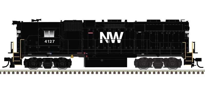 Atlas 10004096 GP38 Norfolk & Western #4108 DCC & Sound HO - Image 1 of 1