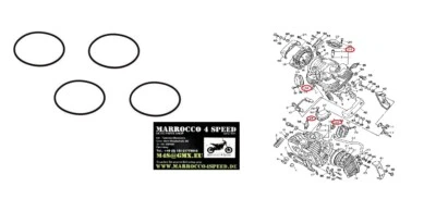 Yamaha BT 1100 Bulldog 2002-2006 Valve Cover Gasket Set Gasket Set - Image 1 of 2