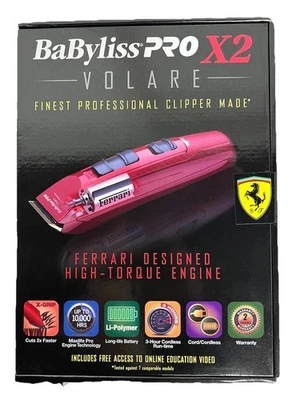 Cortador de cabelo Babyliss pro Volare X2 Ferrari Pro sem fio FX811/BabylissPRO - Imagem 1 de 2