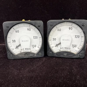 Westinghouse KA-241 A-C Ampere 0-150 Ampere Amperemeter STEAMPUNK Frankenstein Dekor - Bild 1 von 5