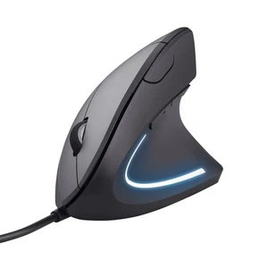 Trust Verto Wired Ergonomic Mouse, Vertical Mouse with LED Illumination, 1000-16 - Picture 1 of 10