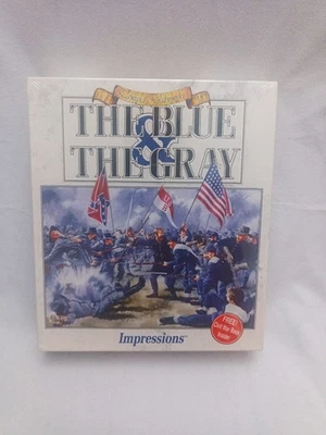 NEW SEALED Impressions Blue & The Gray (PC CD-ROM) Vintage Retro Video Game - Image 1 of 2