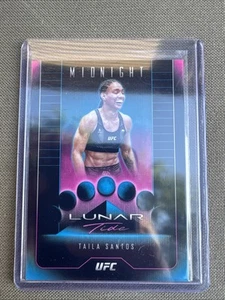 2024 Topps Midnight UFC No. LT-15 Taila Santos Lunar Tide (492) - Bild 1 von 2