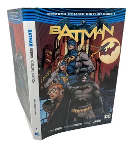 Batman Rebirth Deluxe Edition BOOK 1 Hardcover and Dust Jacket - Picture 1 of 15