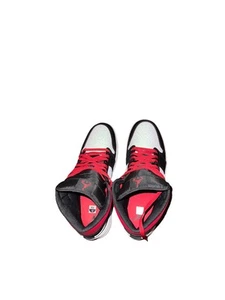 Nike Air Jordan 1 Mid Schuhe Fitnessstudio rot schwarz Zehe weiß DQ8426-106 Herren Größe 12 - Bild 1 von 6