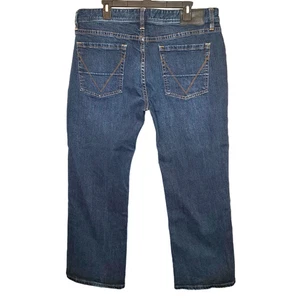 Rock & Roll Pistol Herren Stapelbar Straight Cowboy Ranch Jeans Größe 38x30 (38x29) - Bild 1 von 10