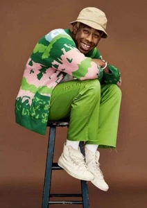 Golf Wang × Golf le Fleur × Tyler The Creator SS18 Landscape Cardigan Size Small - Picture 1 of 6