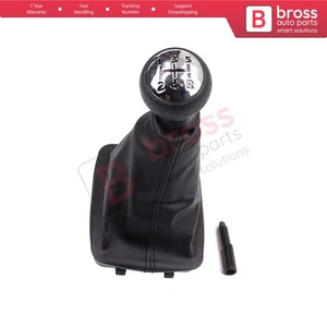 Pommeau de levier de vitesse noir soufflet de coffre pour Peugeot 206 206+ - Picture 1 of 6