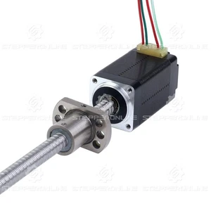 Tornillo de bola externo NEMA8 motor paso a paso lineal 0,5 A cable de tornillo apilable 2 mm L = 150 mm - Imagen 1 de 8