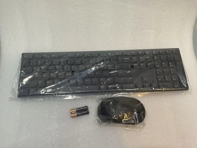 NEW Dell Wireless Keyboard Mouse Combo KB3121Wp MS3121Wp Remote Black USB - Image 1 of 4