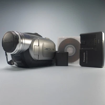 Panasonic VDR-D220 Handheld Mini DVD Camcorder Silver Tested - Image 1 of 4