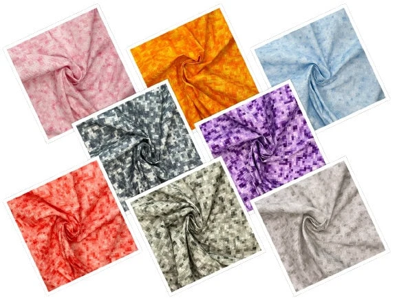 Crafty By Chatham Glyn Pixel 140 cm di larghezza stampa digitale 100% cotone ... - Immagine 1 di 1