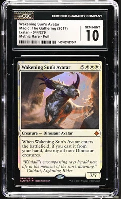 WAKENING SUN'S AVATAR Ixalan Foil Mythic CGC 10 Gem Mint MTG [Nostalgium] - Image 1 of 2