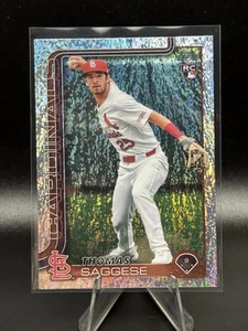 2025 Topps Serie 2 Thomas Saggese Holo Foil Cardinals - Bild 1 von 2
