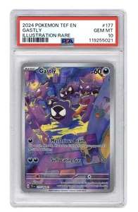Pokemon Gastly Temporal Forces Illustration Rare #177 PSA 10 Gem Mint - Bild 1 von 2